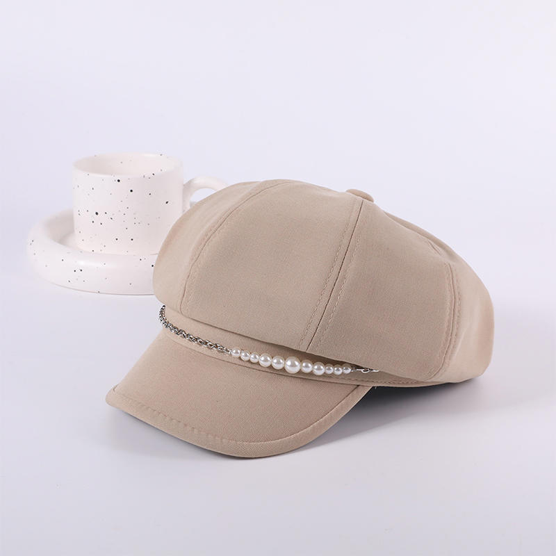 Sombrero de tela primavera y verano nuevo juego de ocio sombrero de playa de punto versión coreana femenina del sombrero octogonal sombrilla al aire libre sombrero protector solar