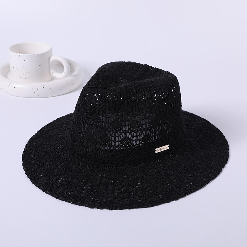 Seda de hielo, nuevo juego de ocio, sombrero de playa, sombrero de copa de estilo europeo y americano para mujer, sombrero protector solar para exteriores