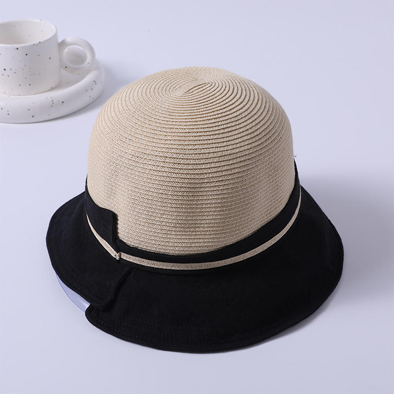 Sombrero pescador combinado lino