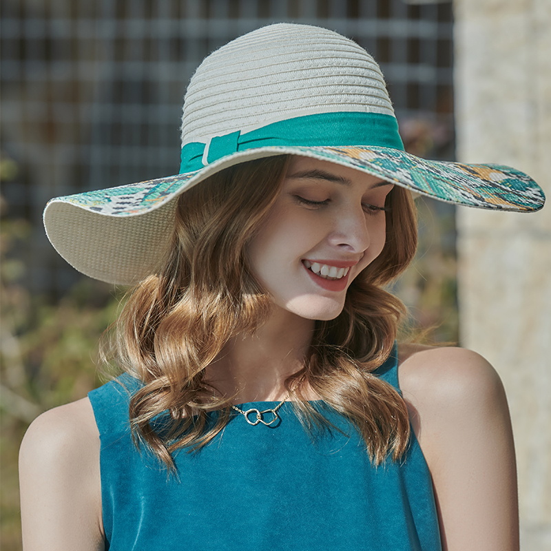 Sombrero de ala grande de color, sombrero de paja, novedad de primavera y verano, sombrero de playa para jugar al ocio, sombrero de sol tejido para mujer, sombrilla para exteriores, sombrero para el sol