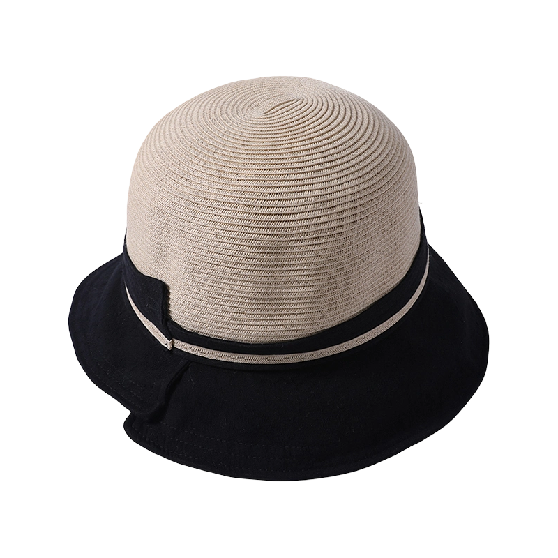 Sombrero Tipo Cubo Combinado con Lino