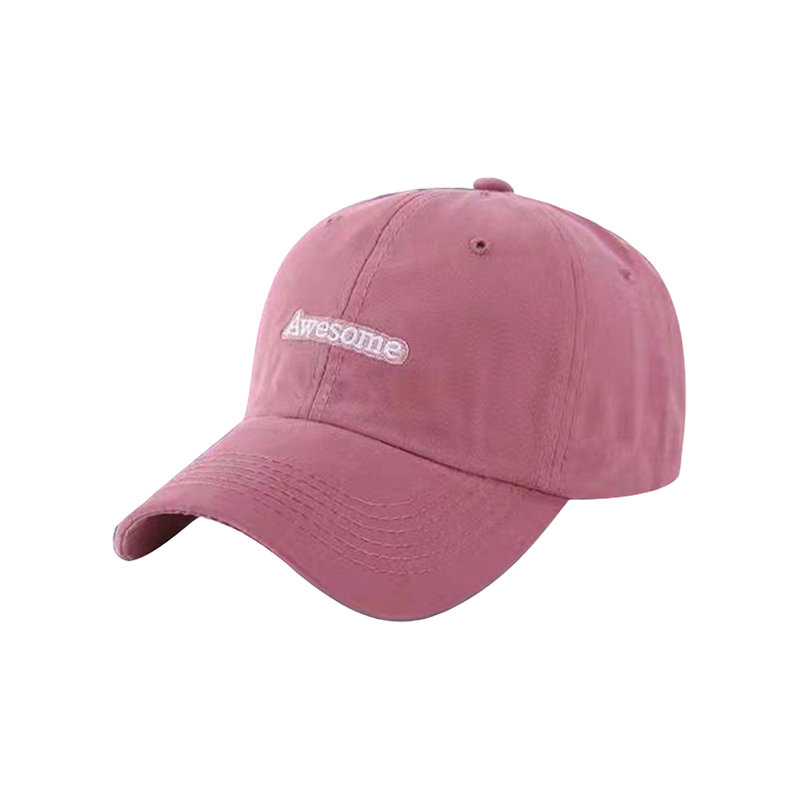 Sombrero Rosa para Hombres y Mujeres, Estilo Coreano, Sombrero de Pico, Casual, Primavera y Verano