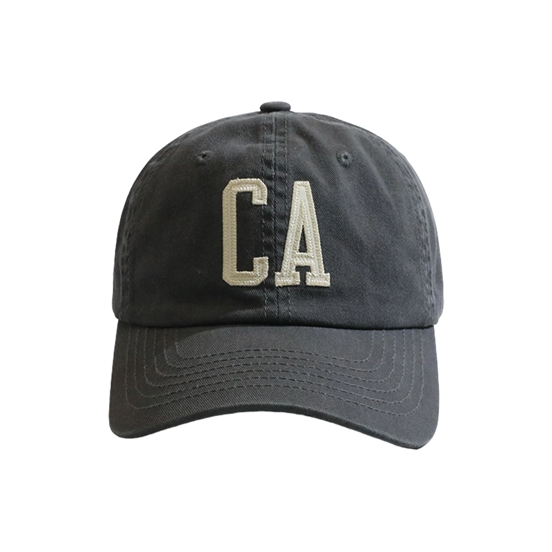 Sombreros para Hombres y Mujeres, Estilo Coreano, Sombrero de Pico con Patrón CA, Primavera y Verano