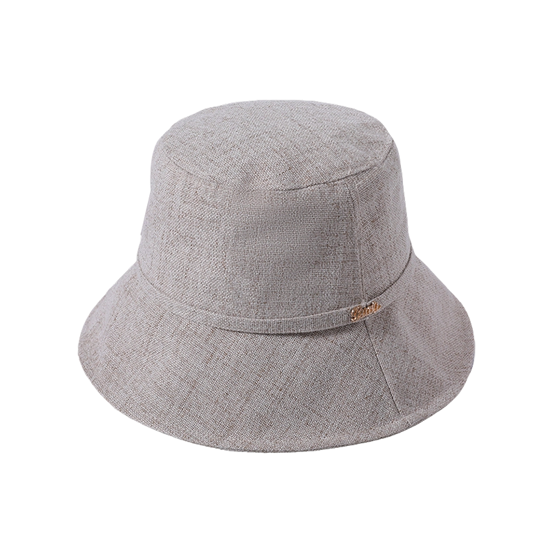 Sombrero Gris para Primavera y Verano, Nuevo Estilo de Playa, Sombrero de Pescador de Alta Gama para Mujeres