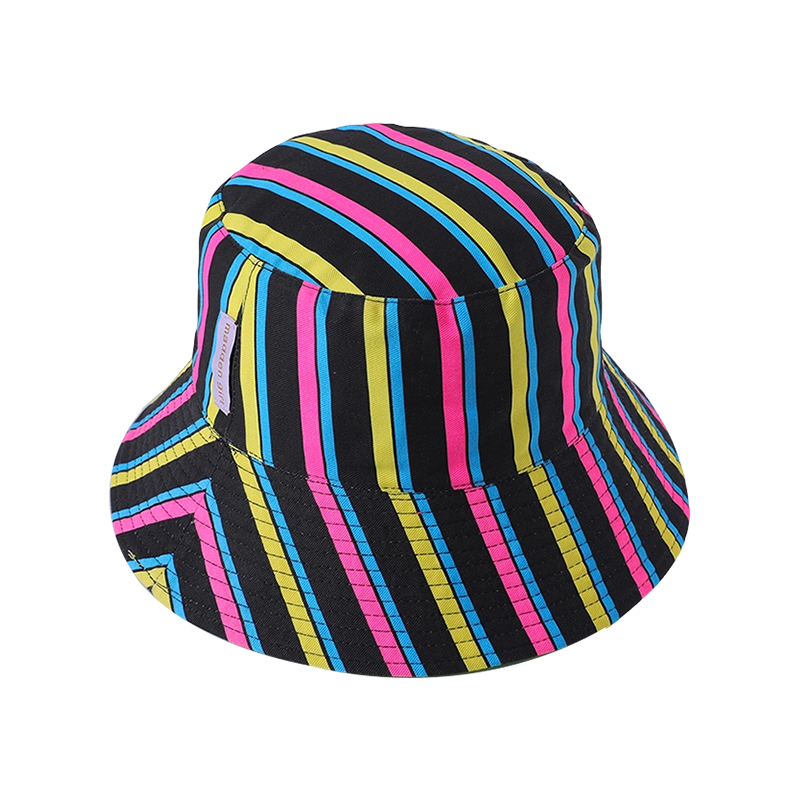Sombrero de Rayas de Colores para Primavera y Verano, Nuevo Estilo de Playa, Sombrero de Pescador para Mujeres